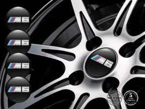 BMW Wheel Sticker Logo Label Gravitational Thrust